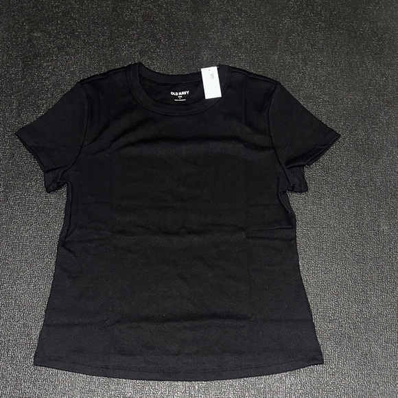Old Navy Women's ribbed snug crop tee size large - Picture 2 of 7